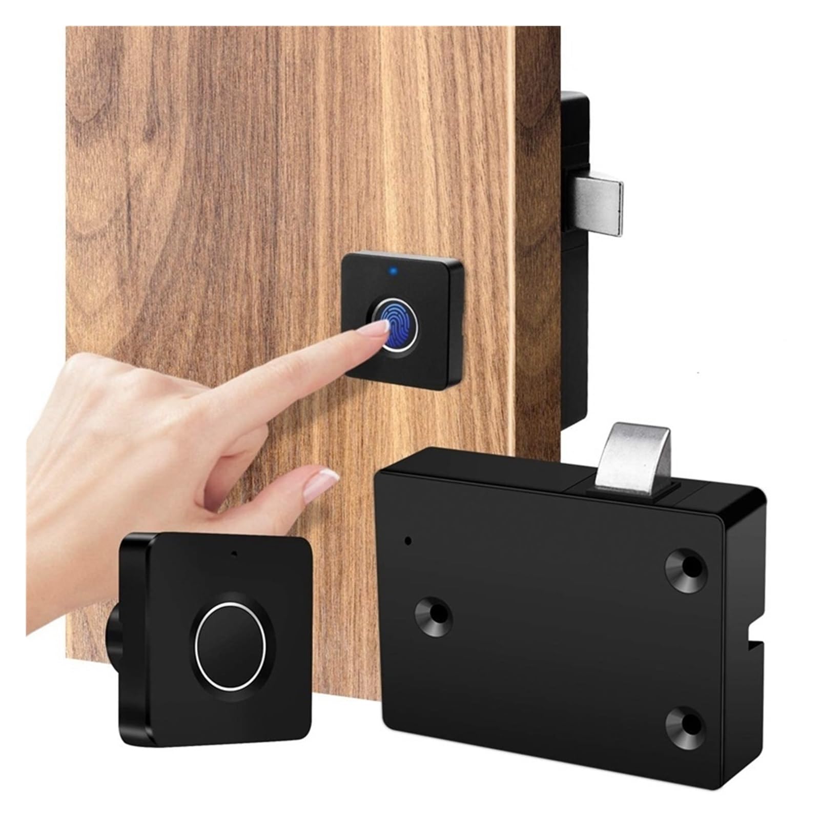 Aplikacja Bluetooth Blokada szafki do szuflady Odcisk palca Cyfrowy plik List Keyless Meble biometryczne Elektroniczny inteligentny drewniany zamek