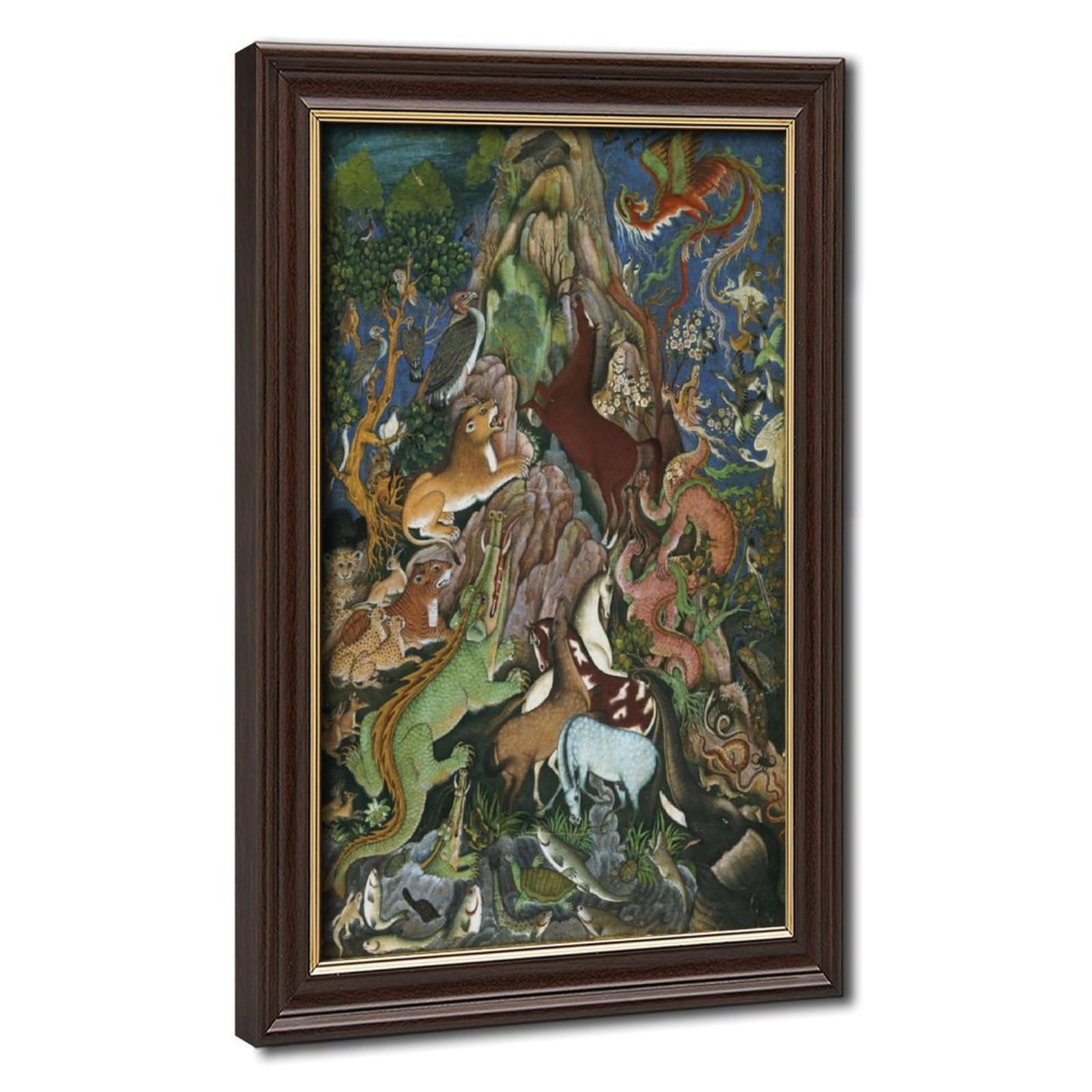 Impression sur toile The Wise Crow tableau de décoration murale 20x30cm - 8