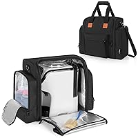 Vista 1 de YARWO Estuche de transporte compatible con Baby Brezza Formula Pro Mini dispensador de fórmula, calentador de botellas aislado bolsa de viaje