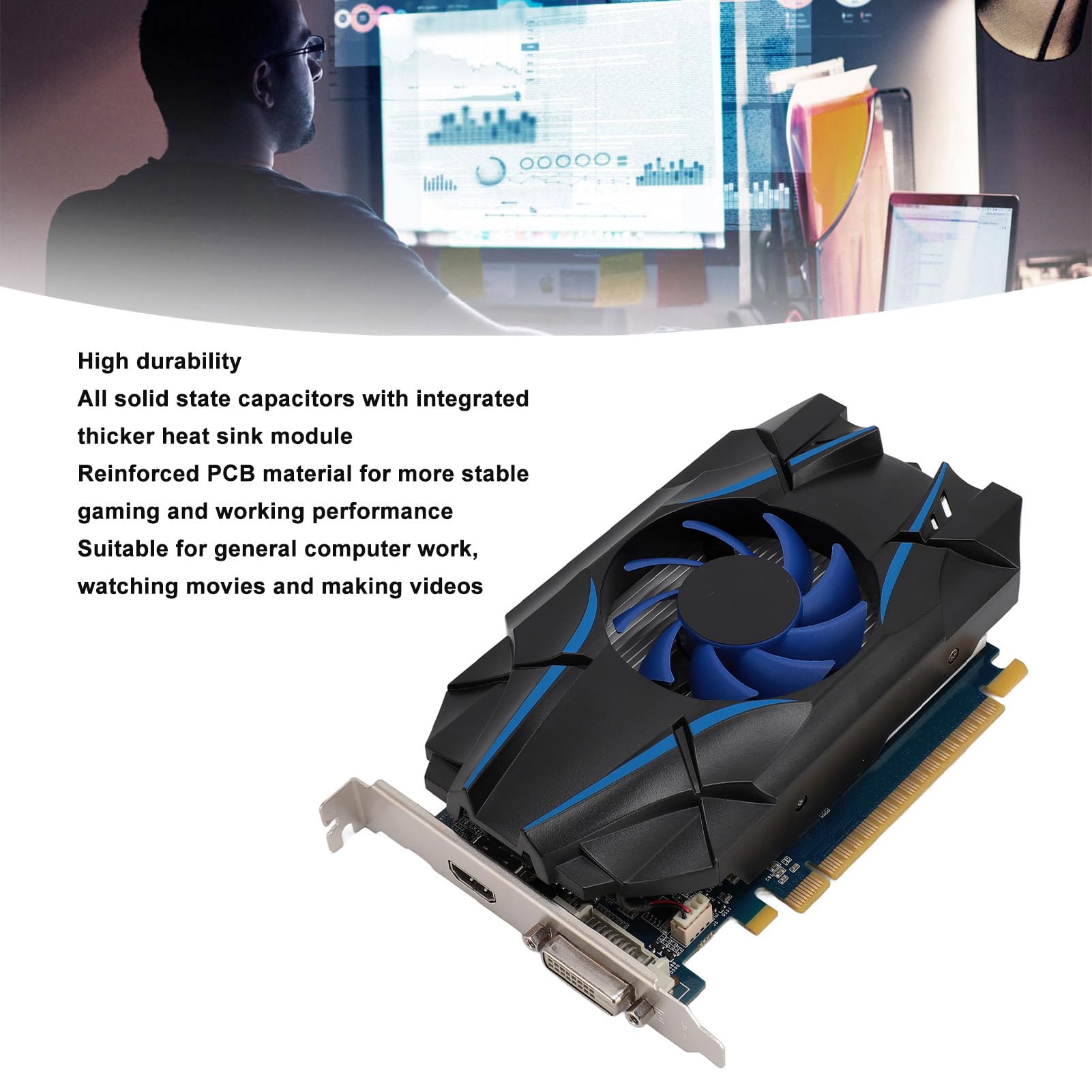 Amazon | GT1030 2G GDDR5ゲームグラフィックカードプロフェッショナル