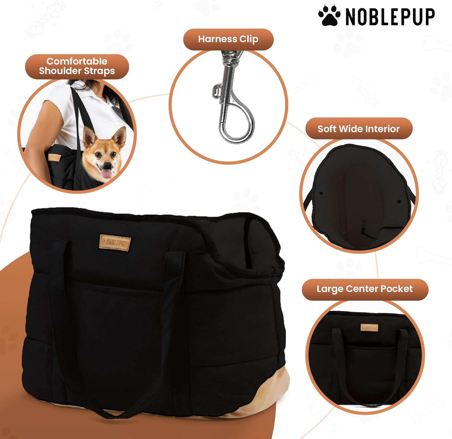 Style Meets Comfort: Review of the NoblePup Cozy Plush Dog Purse Carrier