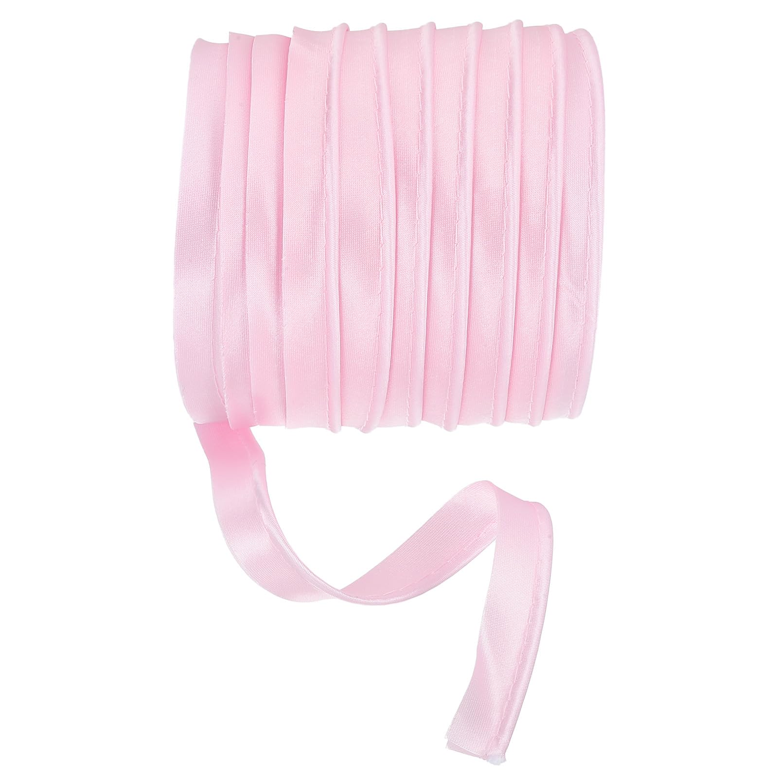 YELARXI Maxi Piping Bias Tape 5 Yards Piping Trim with Cord Pink