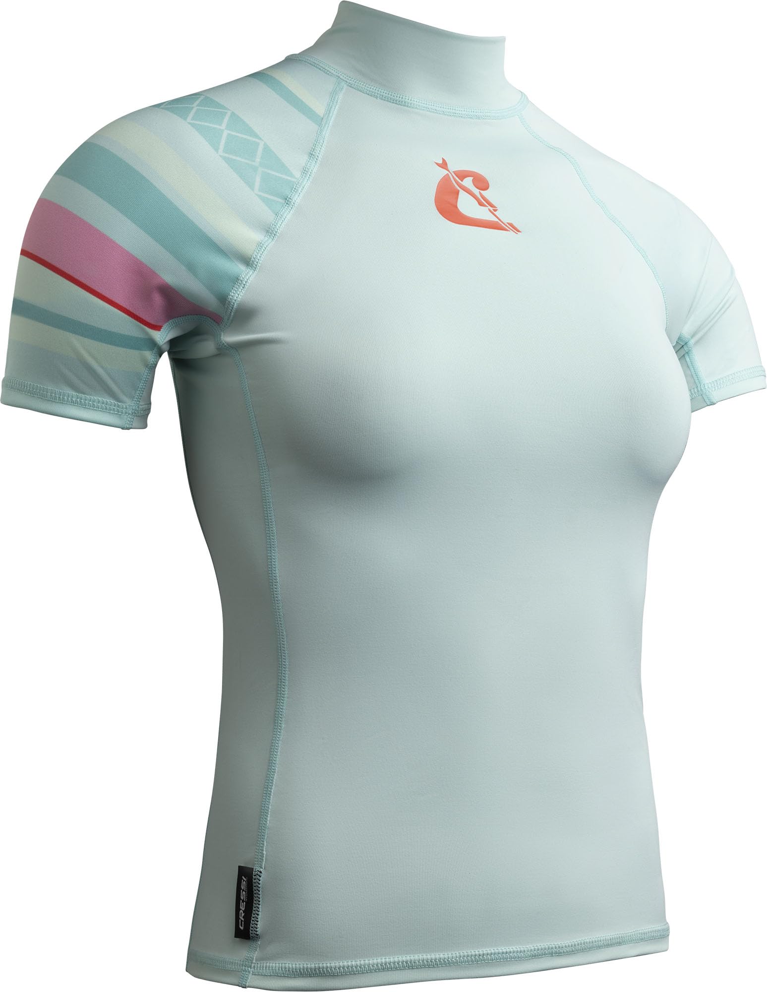 Cressi Shield Lady Rash Guard Short/SL - Rashguard à Manches Courtes Protection pour Sup et Sports Nautiques, Femmes