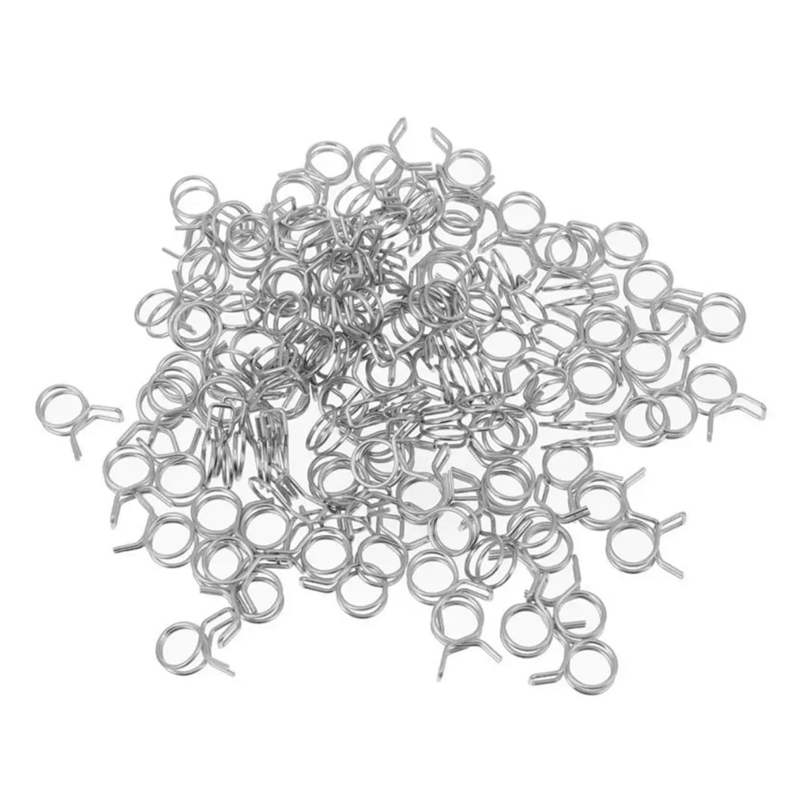 10 Uds. Abrazaderas de manguera de tubo de 5mm-30mm tubo flexible de combustible Clips de resorte Kit de abrazaderas hebilla de acero de sellado elástico juego de aro for tubo de agua(28mm)