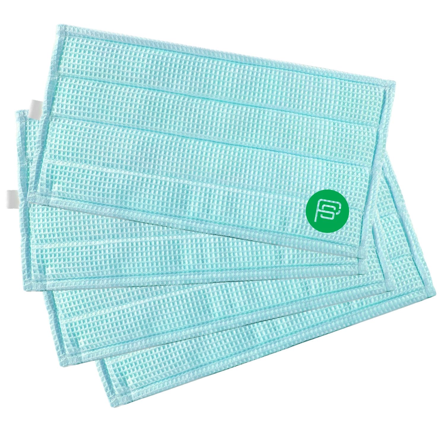 4 Panni Pulilava Compatibili con Folletto SP600 e 600s per Moquette | Panni Lavapavimenti Folletto SP600 - SP600s, Lavabili e Riutilizzabili, Morbidi in Microfibra Extra Pulente