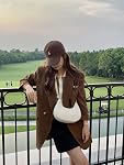 Barabum Retro Classic Clutch Shoulder Tote HandBag with Zipper Closure for Women
