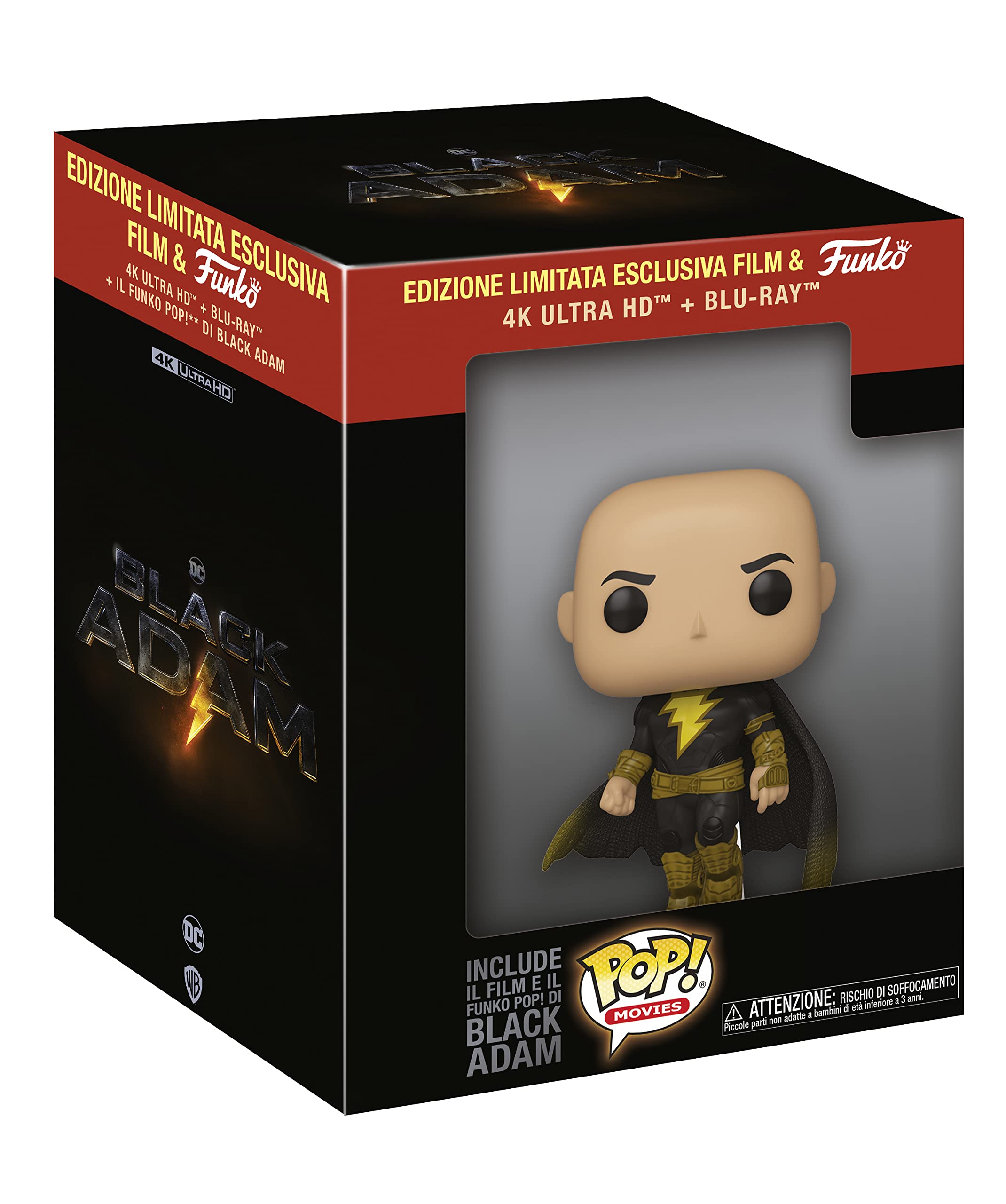 BLACK ADAM + FUNKO (4K Ultra HD + Blu-Ray)