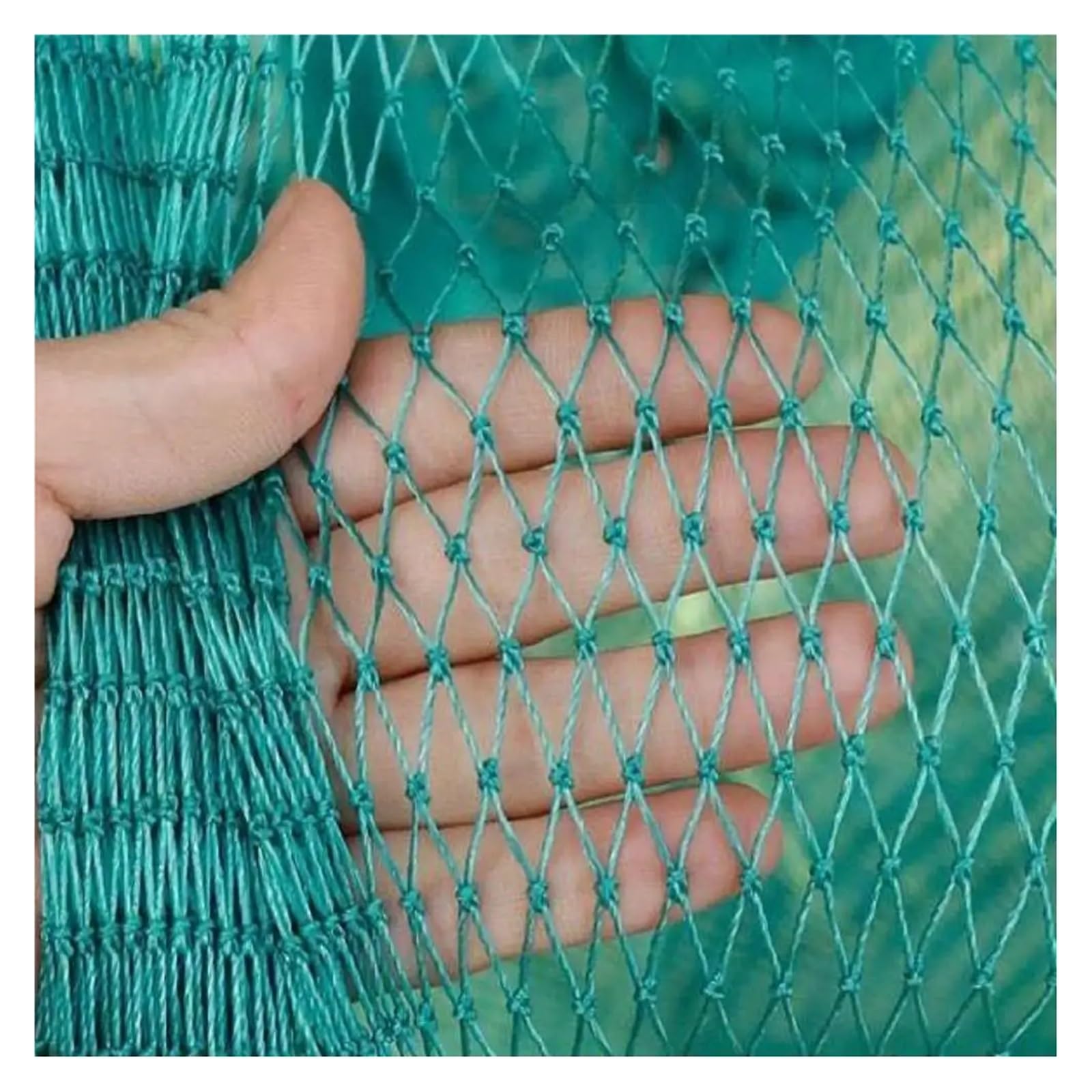 Red de jardín resistente, 5 m x 10 m, malla antipájaros y ciervos para protección de cultivos, red de valla para gatos, perros y pollos, tamaño de malla personalizable de 5 cm