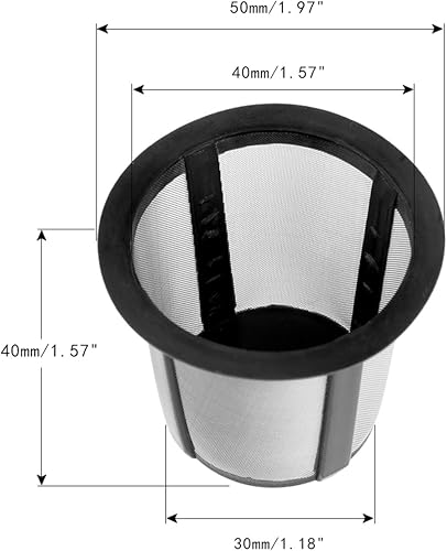 Miniatura 2 de Mtsooning 6 cápsulas de filtro de cápsulas de café vacías recargables K Cup, compatibles con Keurig K10, K40, K60, K70, K75