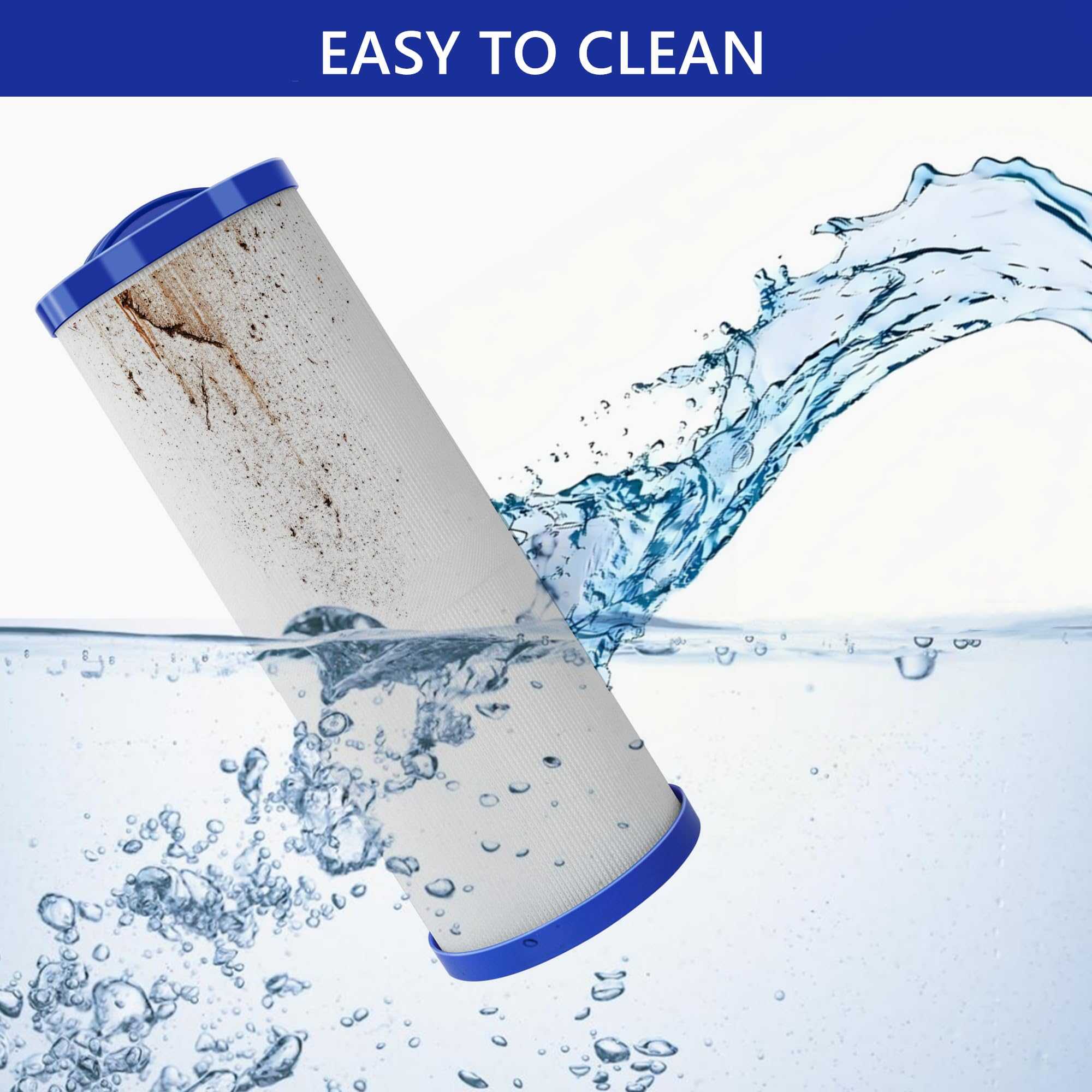Filtro de spa compatible con 4CH-949, PWW50L, FC-0172, SD-01143, 817-4050,50 pies cuadrados. Cartucho de filtro para jacuzzis. (Blanco*2)