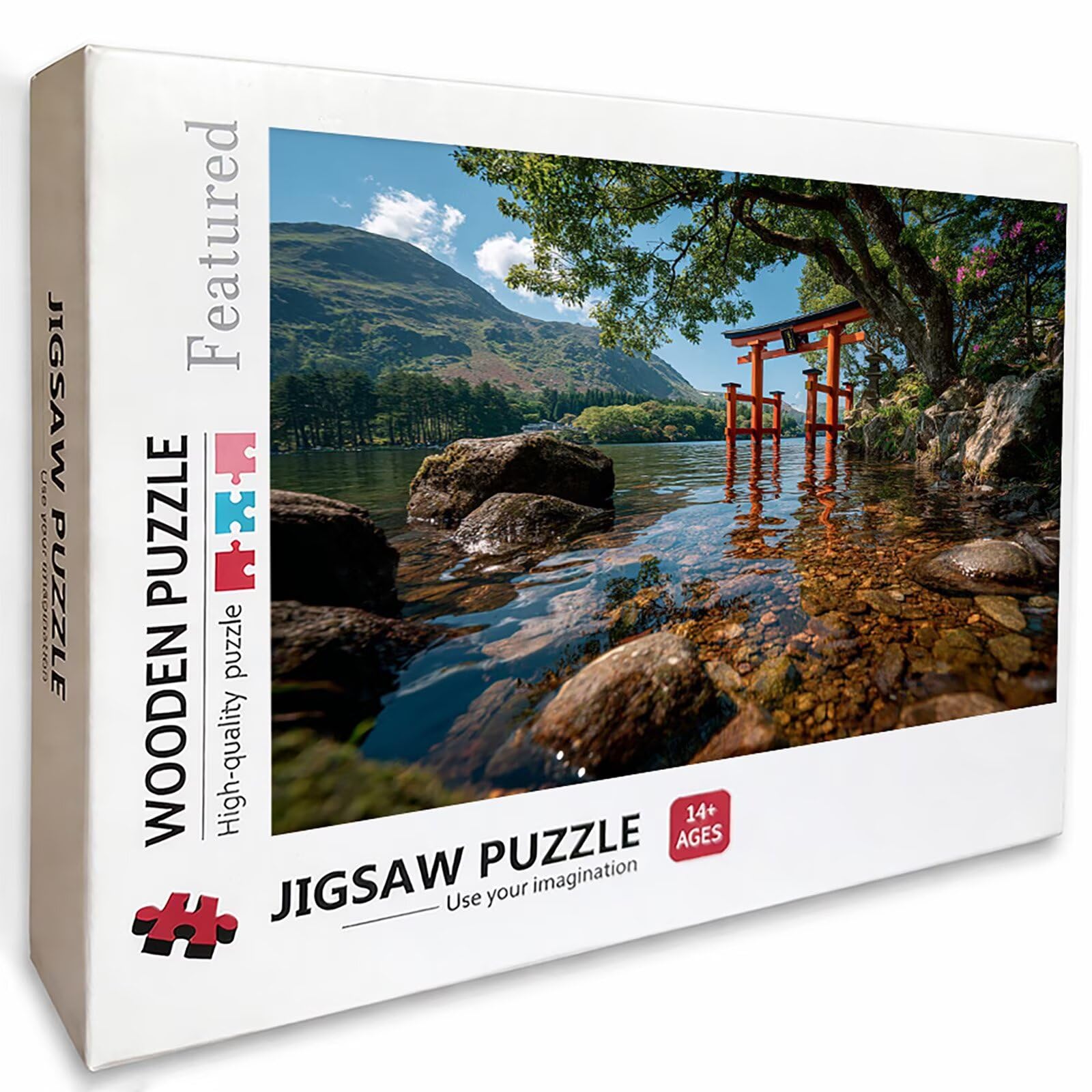 Krajobraz Puzzle Drewno, Drzewo Puzzle 3000 Sztuk Dorosłych Z Compact Box 122x81cm, Wyzwanie Puzzle, DIY Kreatywne Gry Puzzle Dla Mężczyzn Kobiet, Dekoracja Lato Prezent, L-4363
