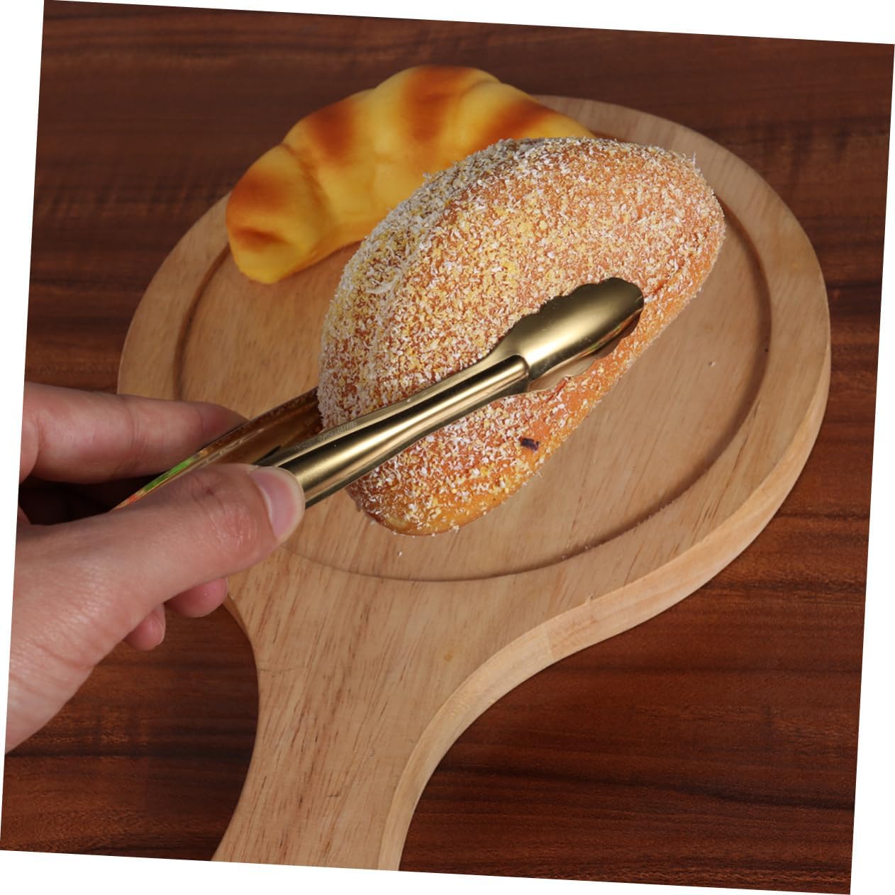 Stainless Steel Mini Food Tongs 15cm 4 Pcs YH53-B for Ice