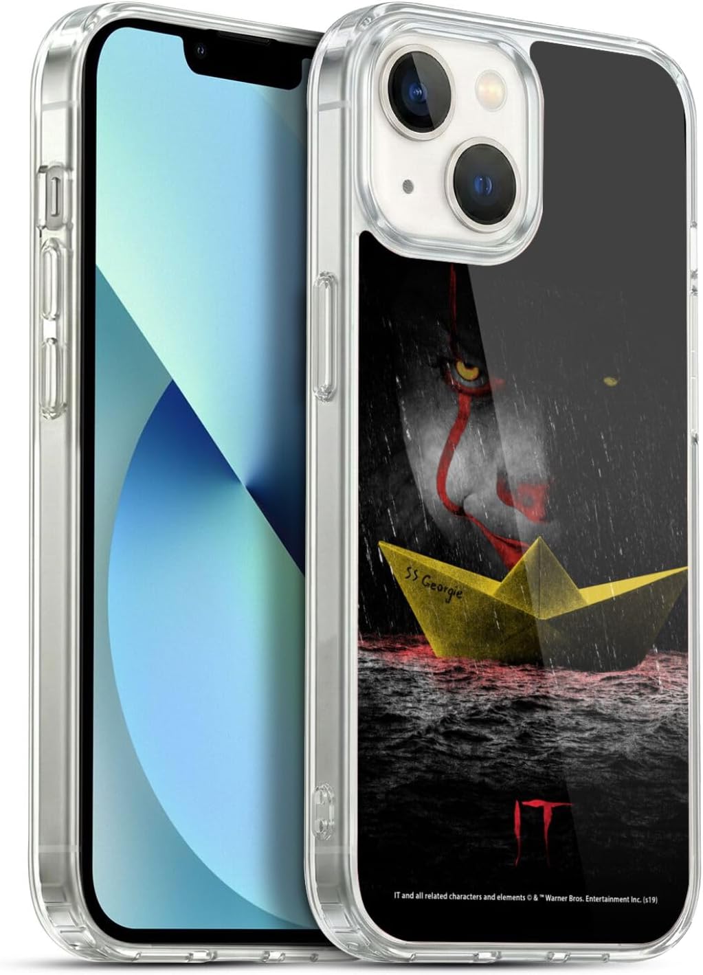 Head Case Designs Officially Licensed IT Movie Pennywise 2 Graphics Gel Case [Military Grade Protection] Compatible with Apple iPhone 13