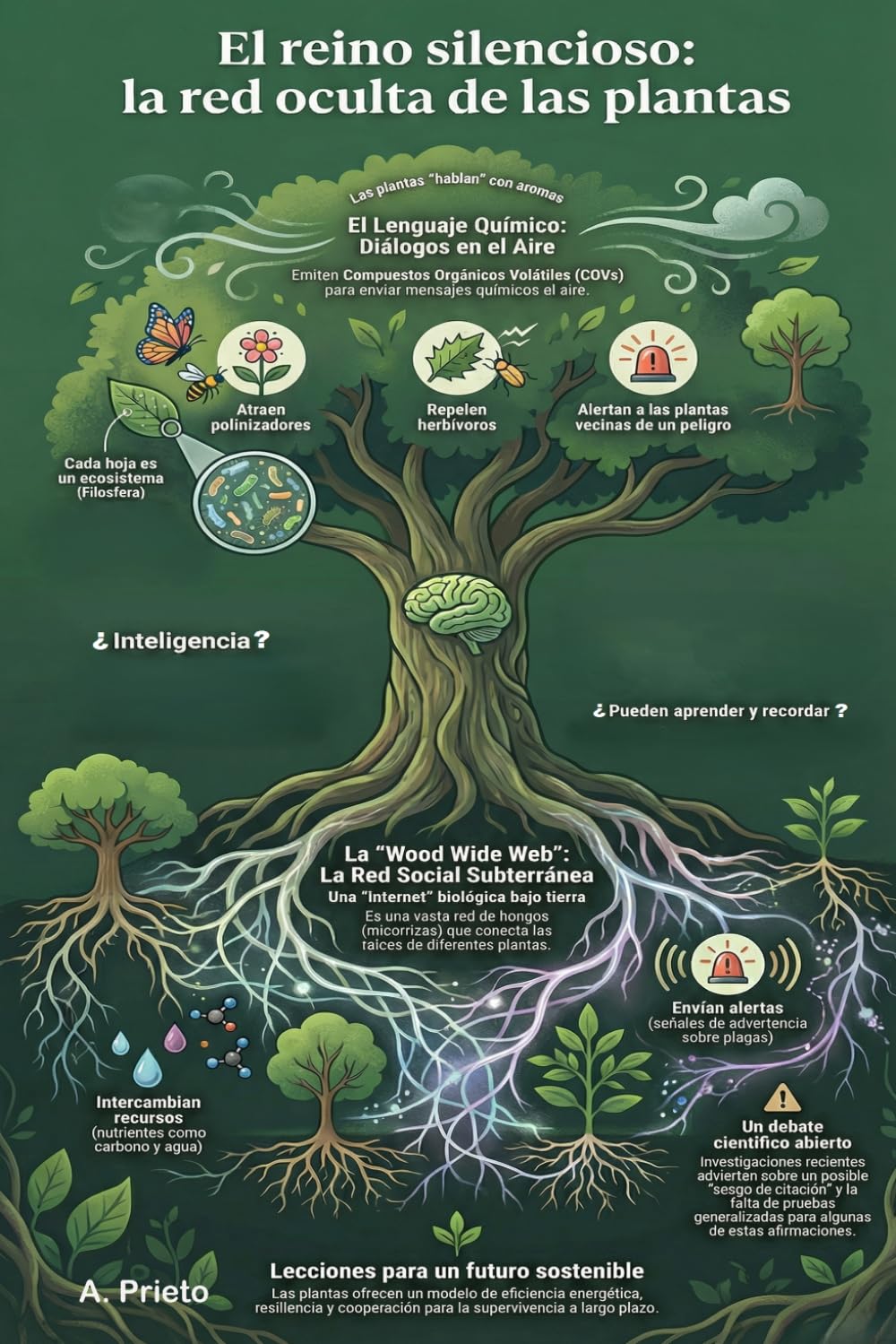 EL REINO SILENCIOSO: LA RED OCULTA DE LAS PLANTAS