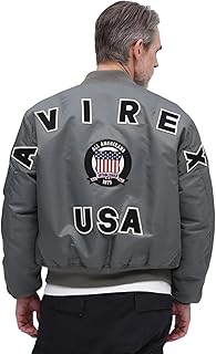 [アヴィレックス] 50th Anniversary MA-1 SIGNATURE BIG LOGO MA-1 シグネチャー ビッグロゴ メンズ 783-5952019