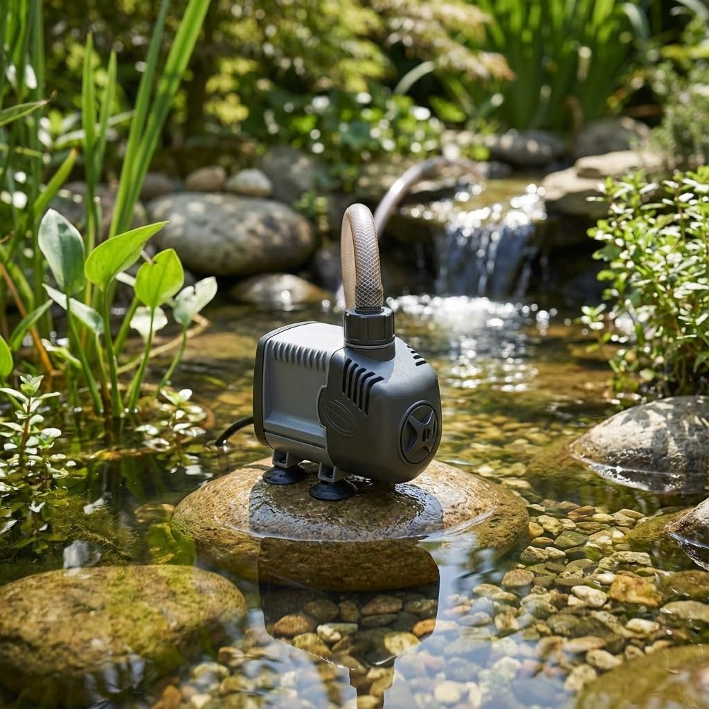 Suinga Bomba de Agua Syncra Silent 2150 L/h Máxima elevación 2m | Bomba de Acuario Estanque Pecera Silenciosa | Mini Bomba de Agua Sumergible