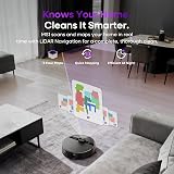 MONSGA MS1 Robot Vacuum Cleaner with Mop, 7000Pa Robotic Vacuum with Lidar Navigation, 180mins Runtime, 5 Editable Maps, APP/Remote/Voice Control, Ideal for Hard Floors and Carpets - 4