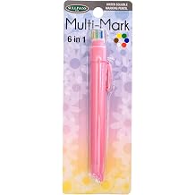 Sullivans 372MMP-37244 Multi-Mark 6-in-1 Water Soluble Marking Pencil, Pink