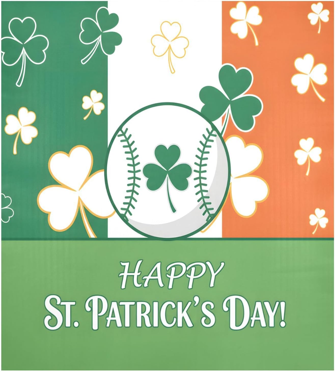 Dishwasher Magnet Cover Large Magnetic Stickers St. Patrick's Baseball Front Dishwasher Cover Reusable Decal for Home Kitchen Refrigerator Decorative Lid Washing Machine Laundry