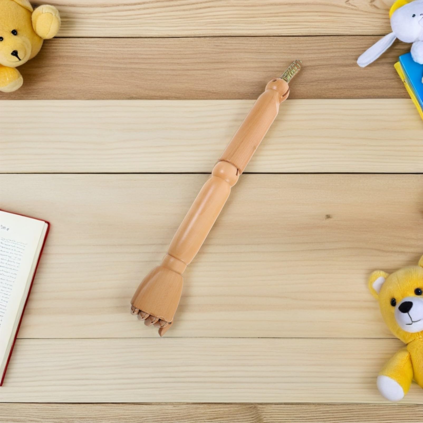 Brazo de Maniquí Articulado de Madera Caqui, 1 Par para Manualidades | Articulaciones Móviles y Flexibles, Reemplazo para Maniquí y Títere, Proyectos de Arte y Bricolaje