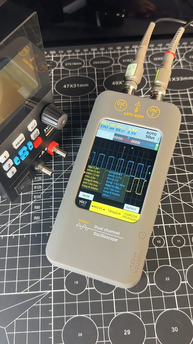 O2 handheld oscilloscope