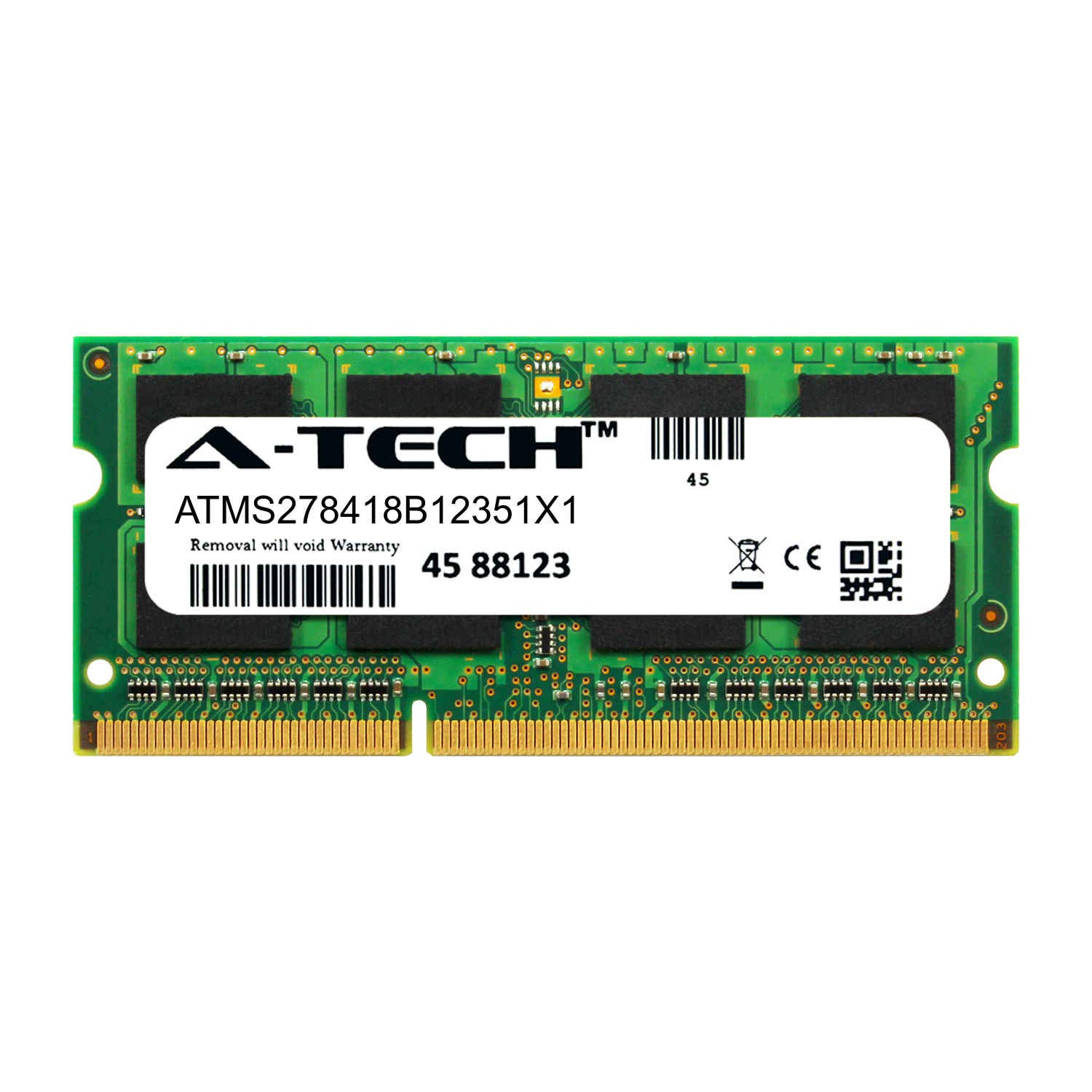 A-Tech 8GB Module For Lenovo Z50-70 Laptop & Notebook Compatible DDR3/DDR3L PC3-12800 1600Mhz Memory Ram (ATMS278502B12351X1) At
