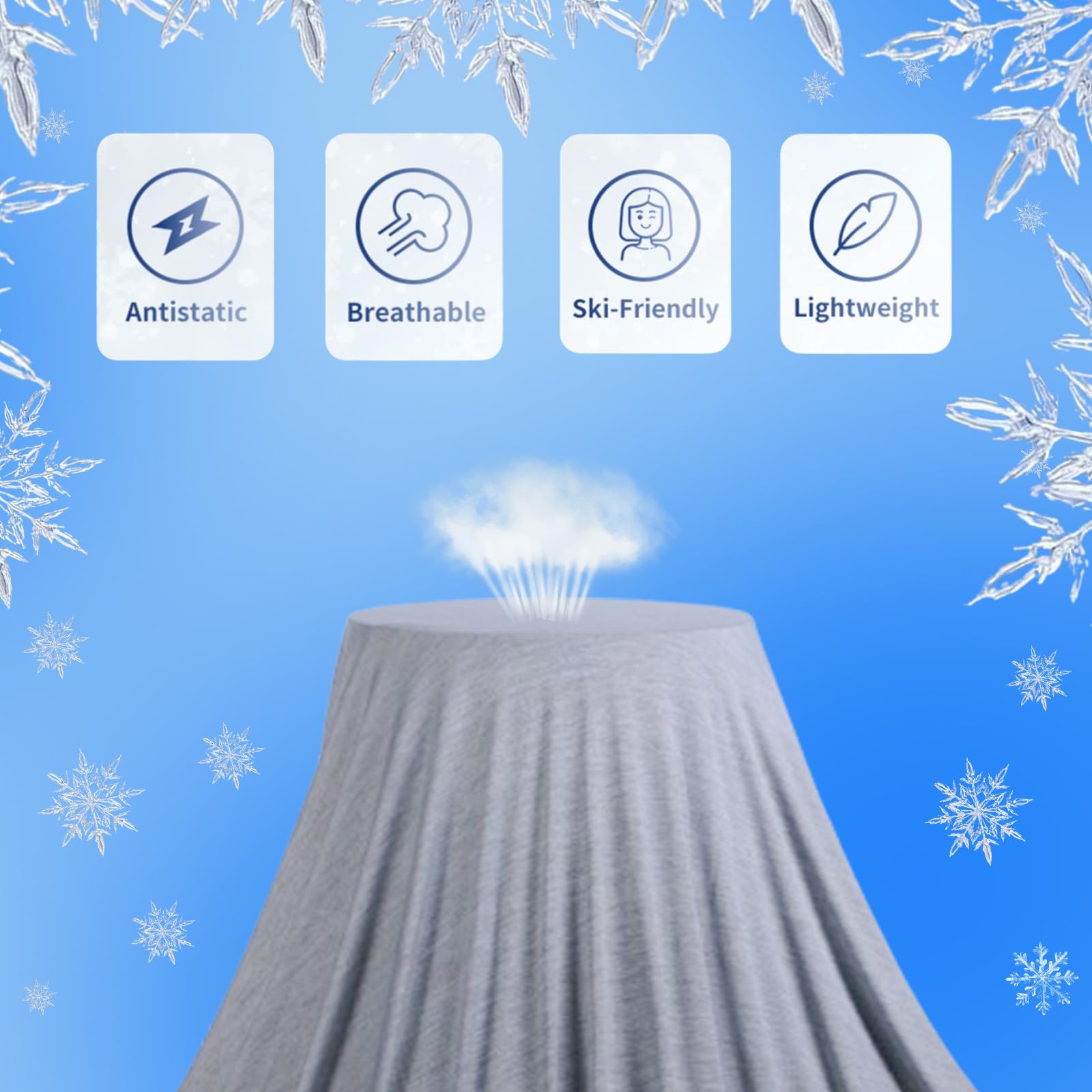 Danctec Cooling Blanket for Night Sweats Summer Cool Throw for Hot Sleepers Q-Max>0.45 Cool Fiber for Bed Sofa Chair Travel Adult Kid or Menopause - Image 3