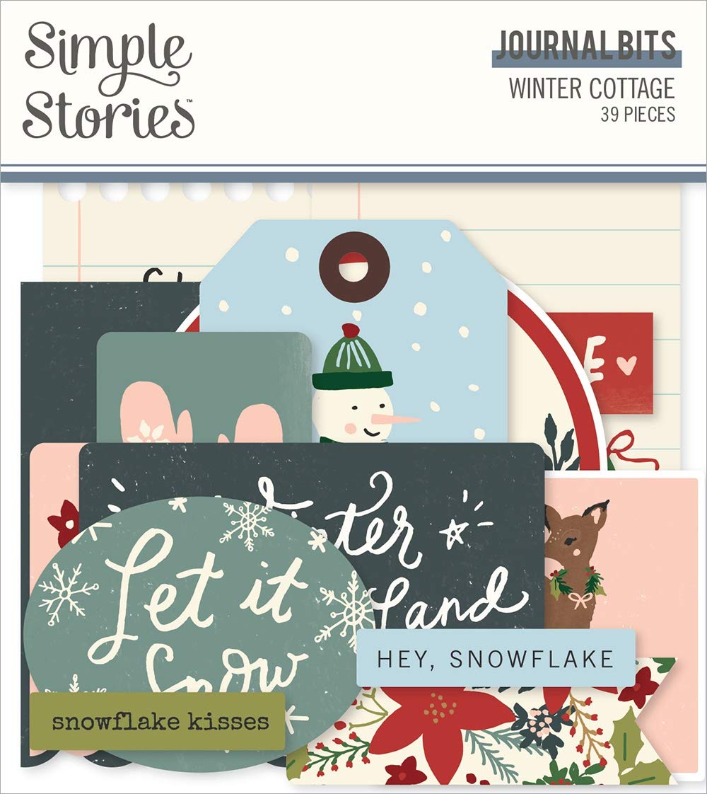Die-cuts Simple Stories Winter Cottage pour sublimer vos créations de Noël et de carterie