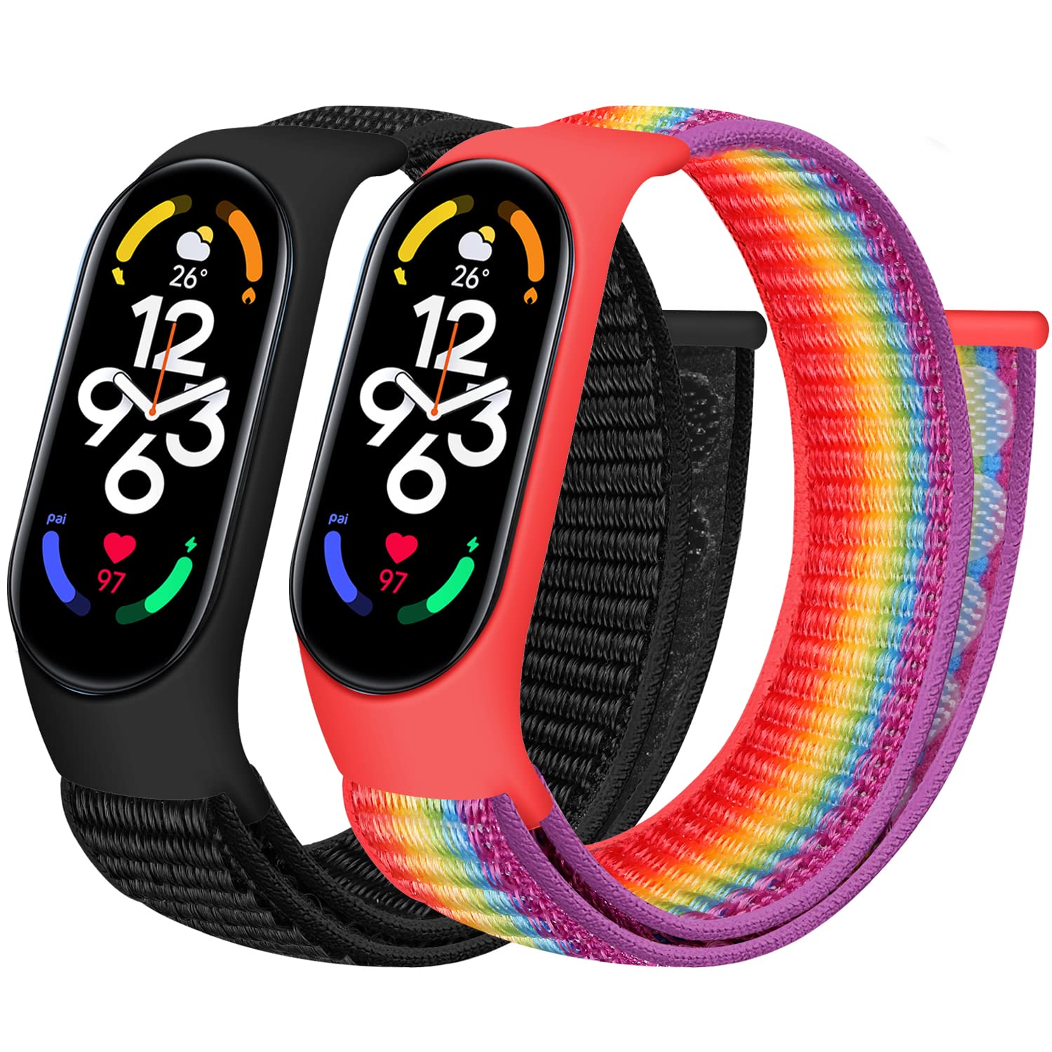Silikon Uhrenarmband Ersatz Für Mi Band 5/6/7/7NFC Amazfit