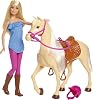 Barbie ve Güzel Atı Oyun Seti, Sarışın bebekli, 3 yaş ve üzeri, FXH13