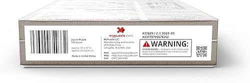 Vista 9 de MyPuzzle 63 American National Parks: by Kenneth Crane, póster vintage, rompecabezas de 100 piezas prémium para adultos