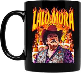Lalo Image Portrait Cup Mora 11 Oz Coffee Mug, Lalo Collage Image Mora Gift for fan