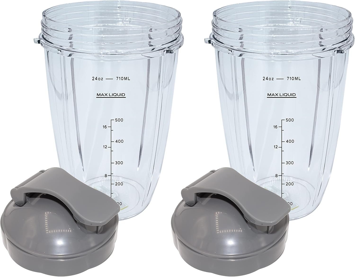 Blendin Replacement Parts, Compatible with Nutribullet 600 and 900 Watts Blender Juicer Only (2 Tall 2 Flip Top)