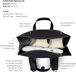RAINS 2 Way Tote Backpack Black