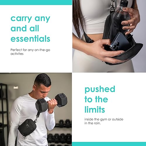 Miniatura 5 de MVRK Bolsa de hombro impermeable - Mochila cruzada para hombres y mujeres - Mochila ligera de una correa para viajes