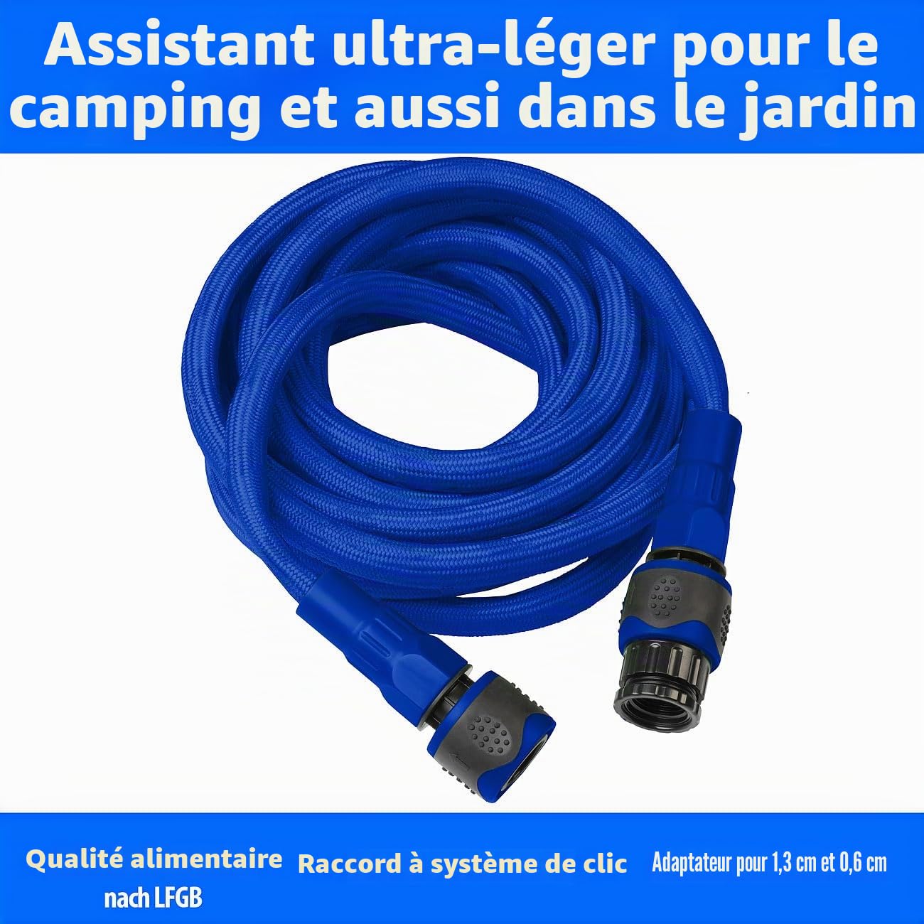 Tuyau d'alimentation en eau pour camping - 5 m [Semptec Urban Survival Technology]