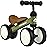 Retrospec Cricket Baby Walker Balance Bike with 4 Wheels for Ages 12-24 Months - Baby Toys & Toddler Toys for 1 Year Olds - Ride On Bicycle - Boys & Girls