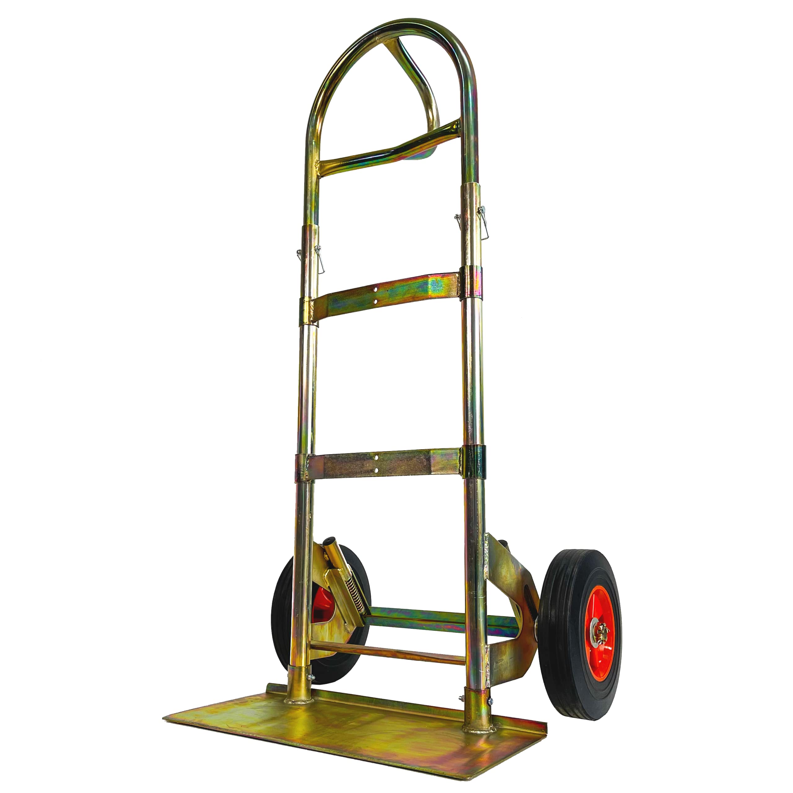 Zero Hand Truck ZPHT 300 kg, ciężki wózek transportowy z uchwytem Pro P, podnośnik wspomagany obrotowo, solidne opony odporne na przebicie, regulowana wysokość dla wyższych ładunków, idealna do użytku