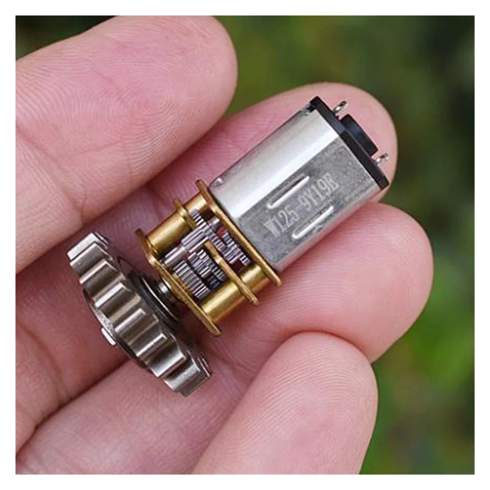 LHAOEEEYG N20 Gear Electronic Starter Full Metal Gearbox DC 3V 6V 96RPM Slow Speed with Gearwheel Reduction Ratio 1:212 Large Torque for RC Car