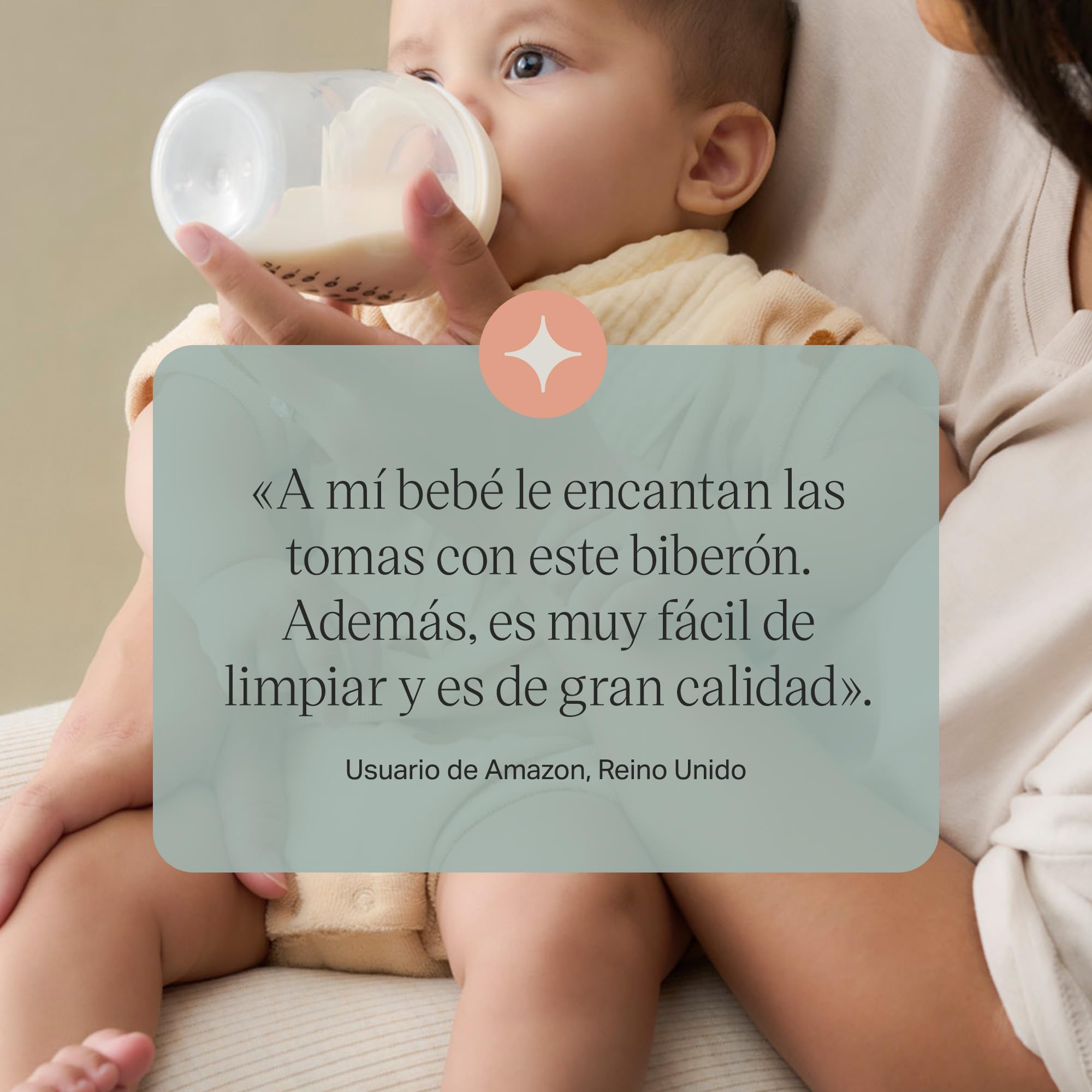 Tommee Tippee Biberones, biberón anticólicos Natural Start, 2x 260ml, con tetina anatómica para un agarre natural, válvula anticólicos