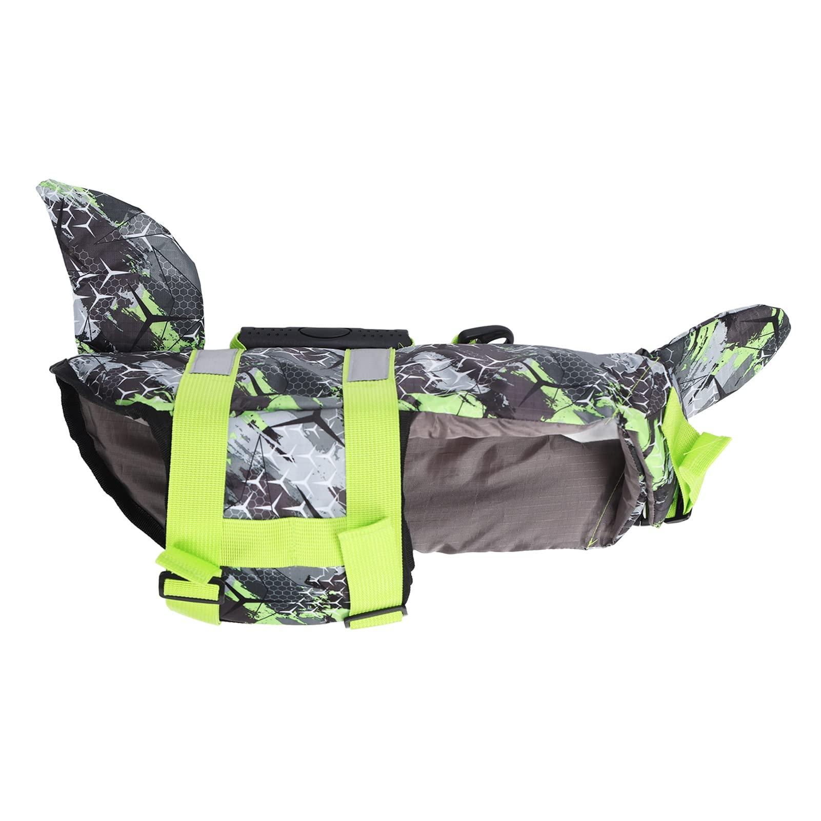 Chaleco salvavidas para perros, chaleco salvavidas ajustable para mascotas con fuerte flotabilidad, mango de rescate duradero, chaleco salvavidas para perros, seguridad contra el agua en la playa,