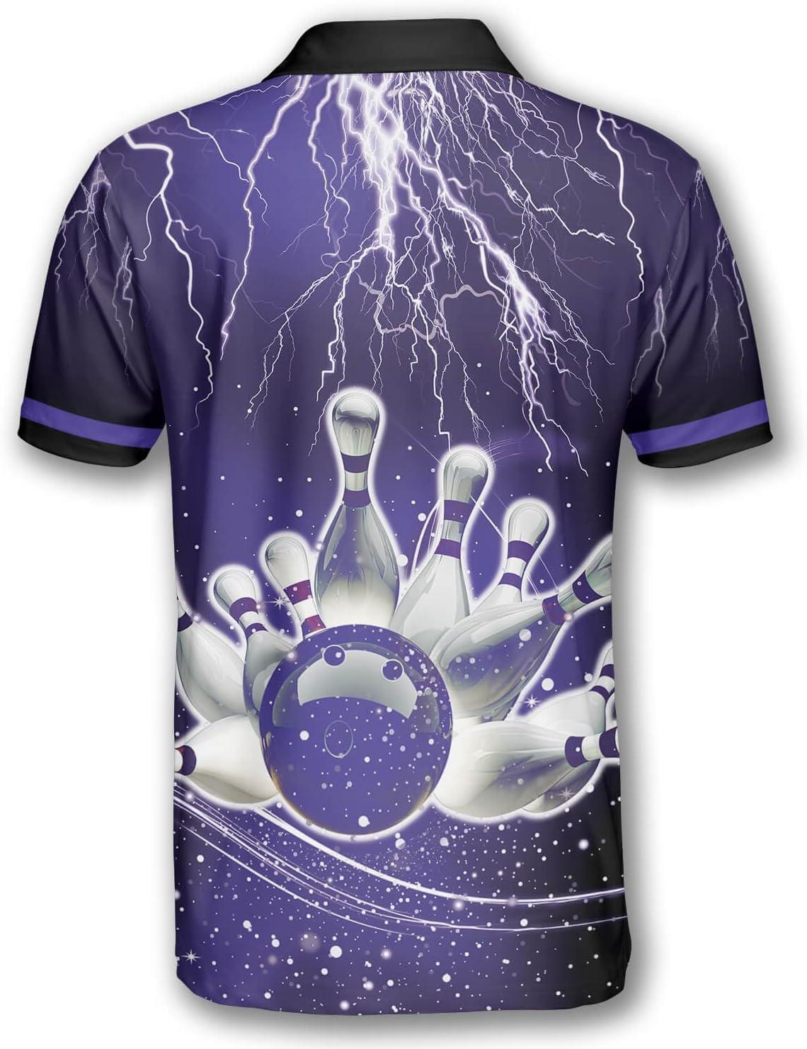 PRIMESTY Bowling Shirts Gift for Bowling Lover, Bowling Shirt for Men Women Polo Team 3D Unisex Jersey Short Sleeve Funny
