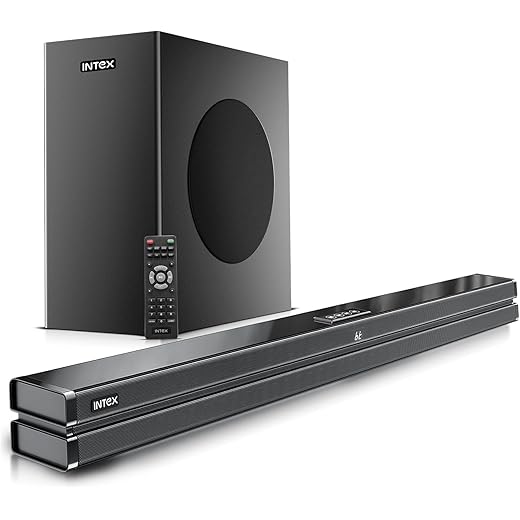 Intex 21 Wireless Soundbar with 65 Subwoofer 180W Powerf