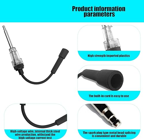 Miniatura 5 de 1 pieza probador de bujías en línea, encendido de motor de vehículo pequeño, detector de diagnóstico de armadura, adecuado para automóvil, 1pcs