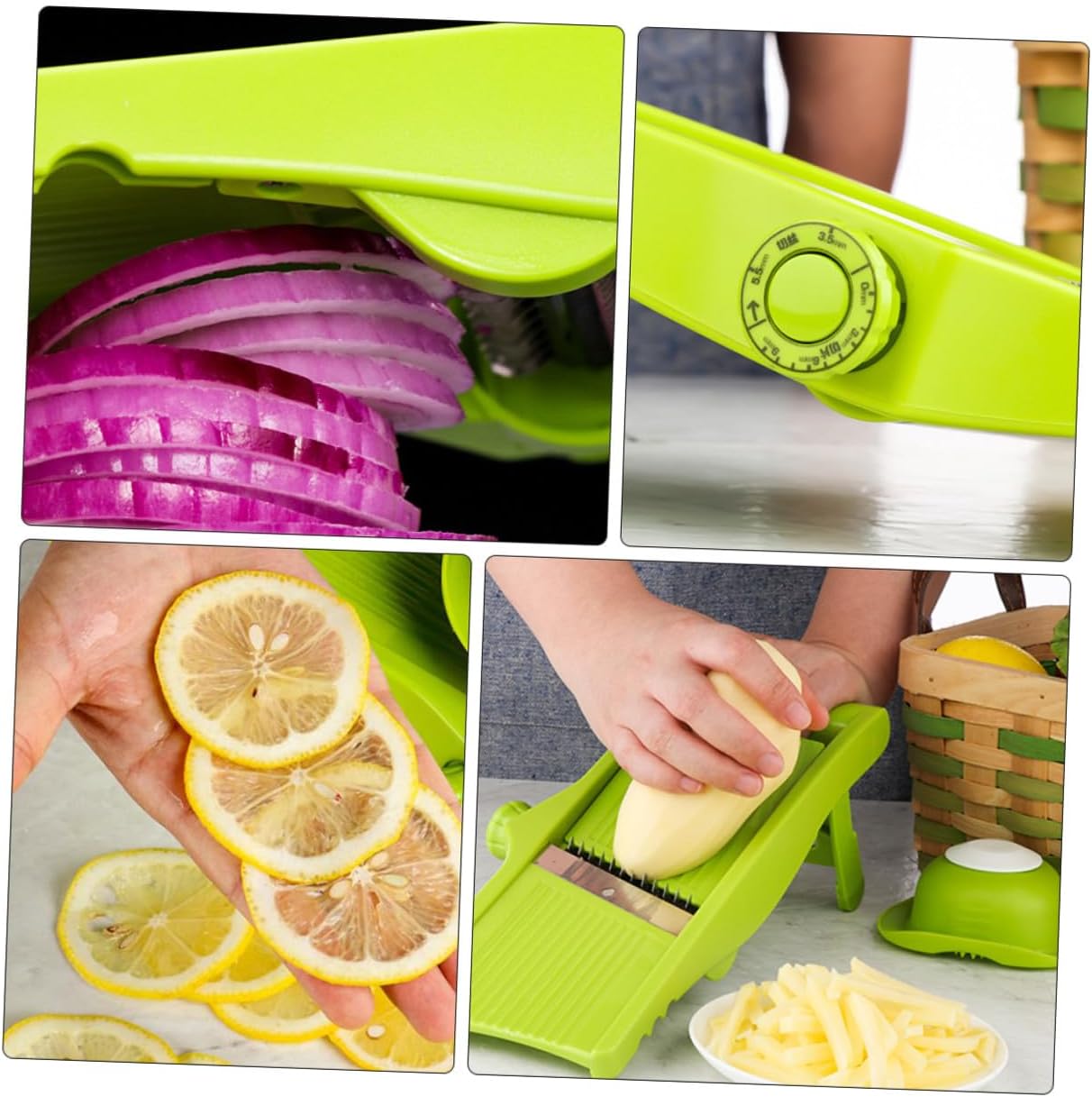 Manual Potato Chopper and Vegetable Grater Handheld Kitchen Gadget Food-grade Material for Slicing and Shredding Potatoes and Ginger, Suitable for Home Cooking and Meal Prep