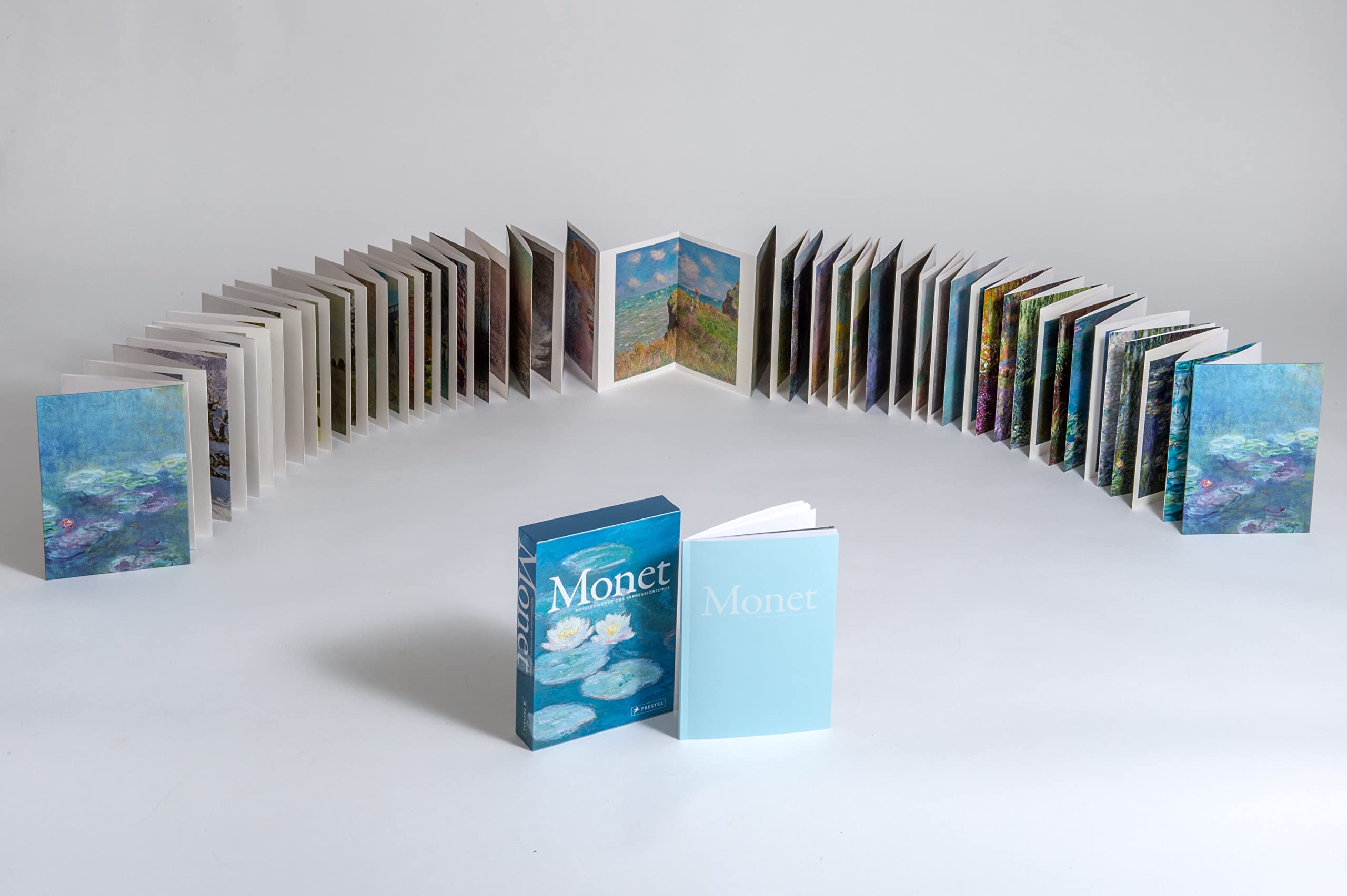 Monet: Meisterwerke des Impressionismus in einer hochwertigen Leporelloausgabe in Leinenbindung im Schmuckschuber (Kunst-Leporello, Band 4)