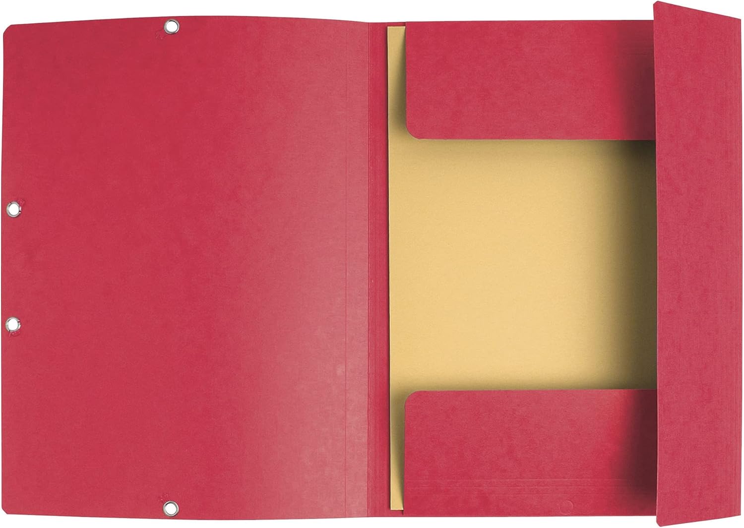 Exacompta - Ref 55515E - Europa Collection - Elasticated 3-Flap Folders - Suitable for A4 Documents, 400gsm Glossy Card - Assorted Colours (Pack of 10)