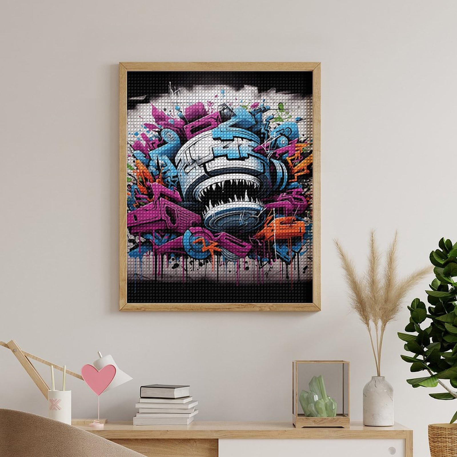 Amazon.com: Colorful Graffiti Diamond Art Kits for Adults Diamond