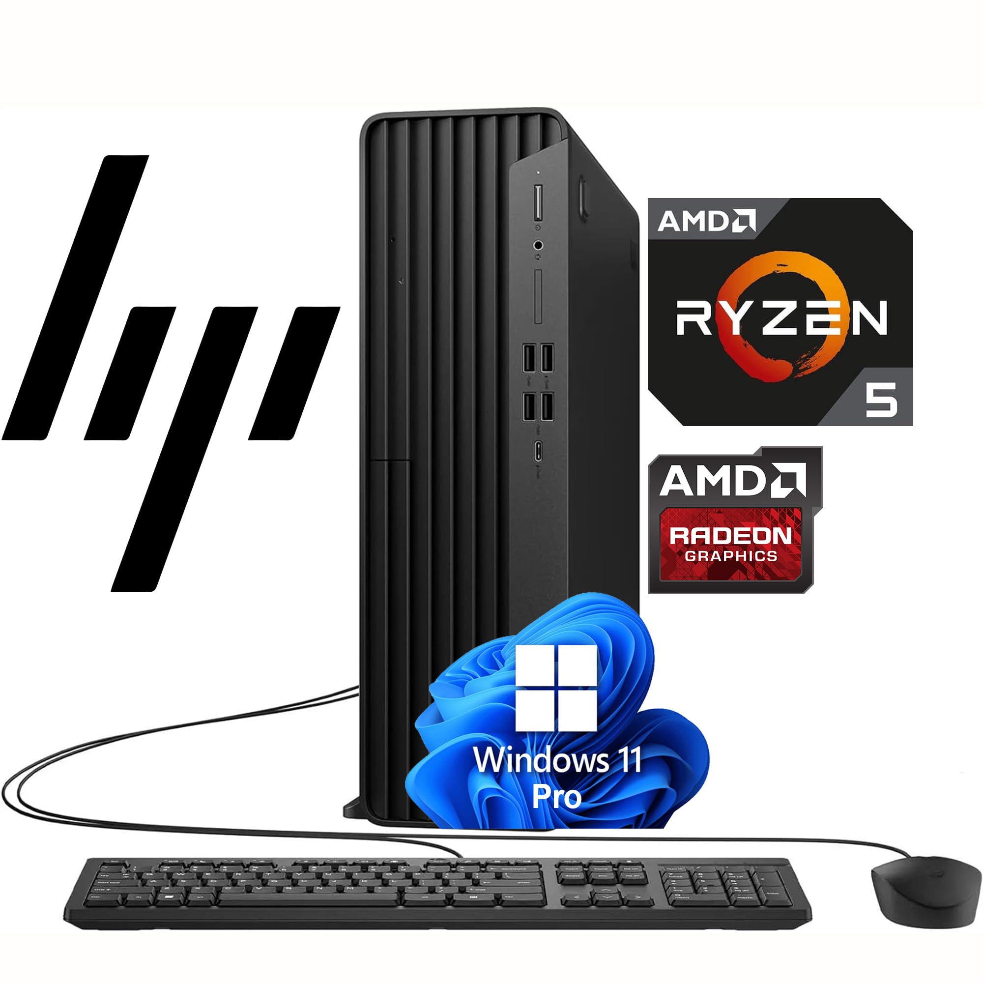HP デスクトップPC AMD Ryzen5 Amazon.com: HP Desktop Computer Elite SFF G9| 6-core 5GHz Ryzen-5