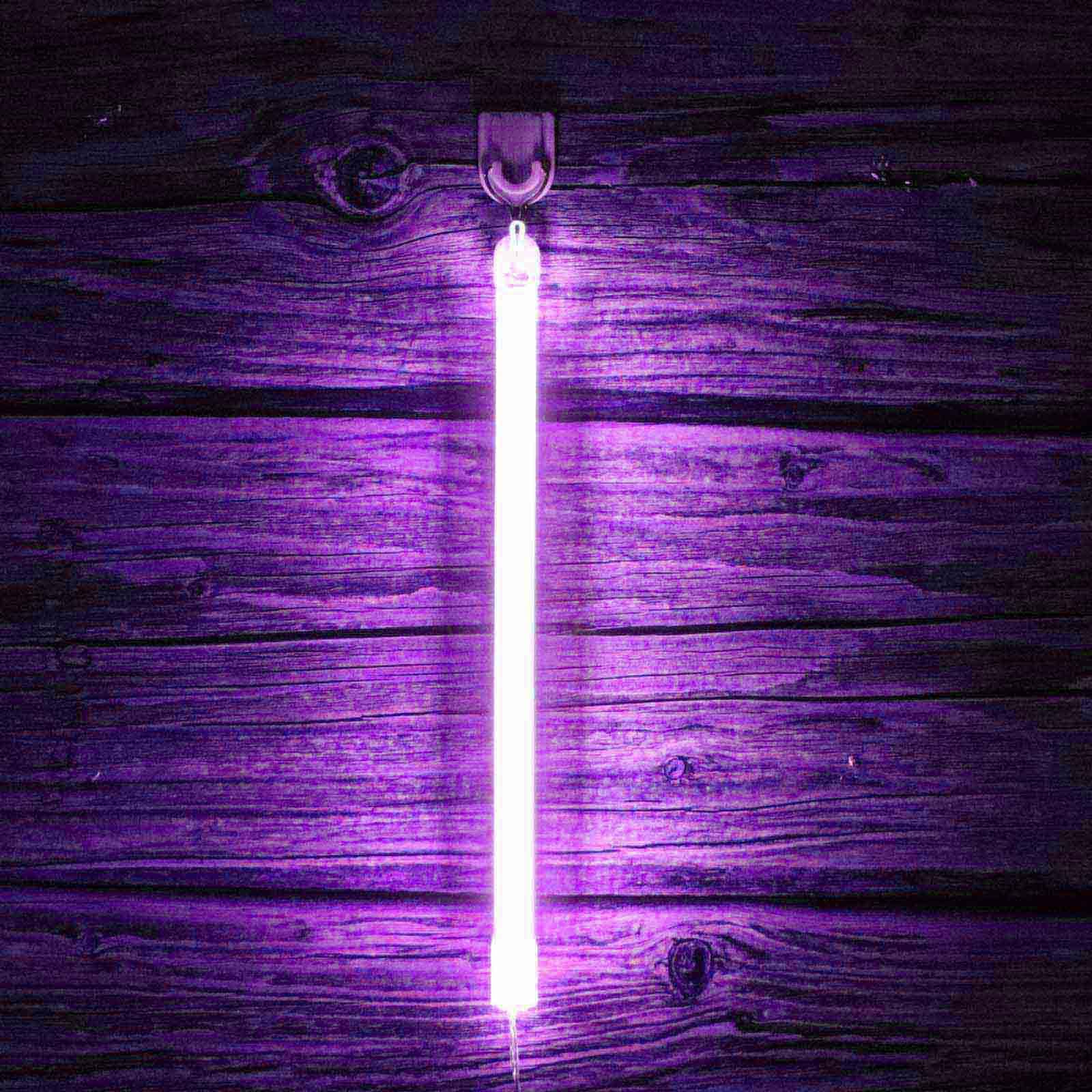Arabic Numeral Purple Neon Sign - Dual Power USB/Battery Operated Neon Light for Home Wedding Gaming Room LED（No.1） — image 1